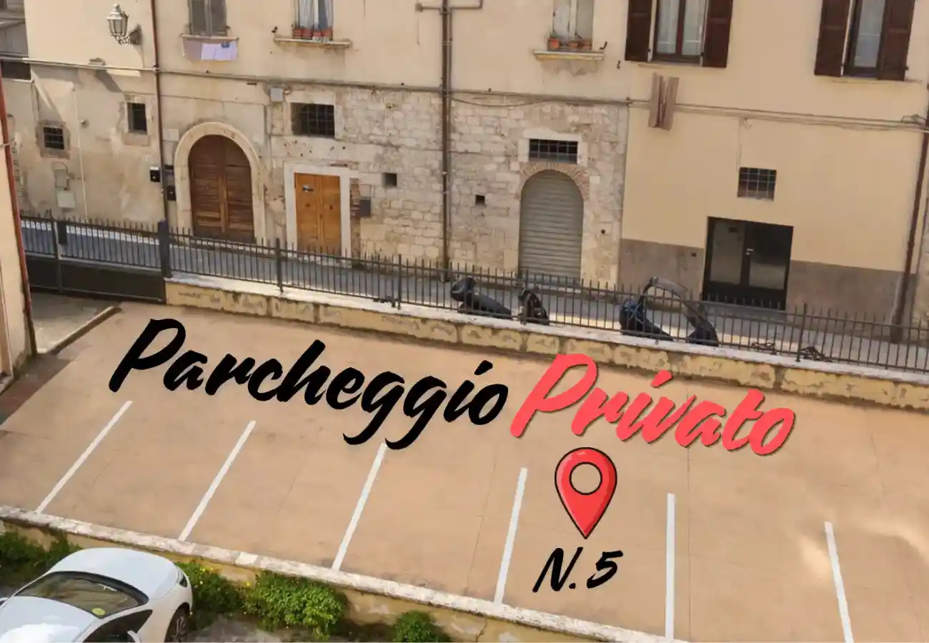 Parcheggio privato Casa Ascenzi nel centro di Ascoli Piceno